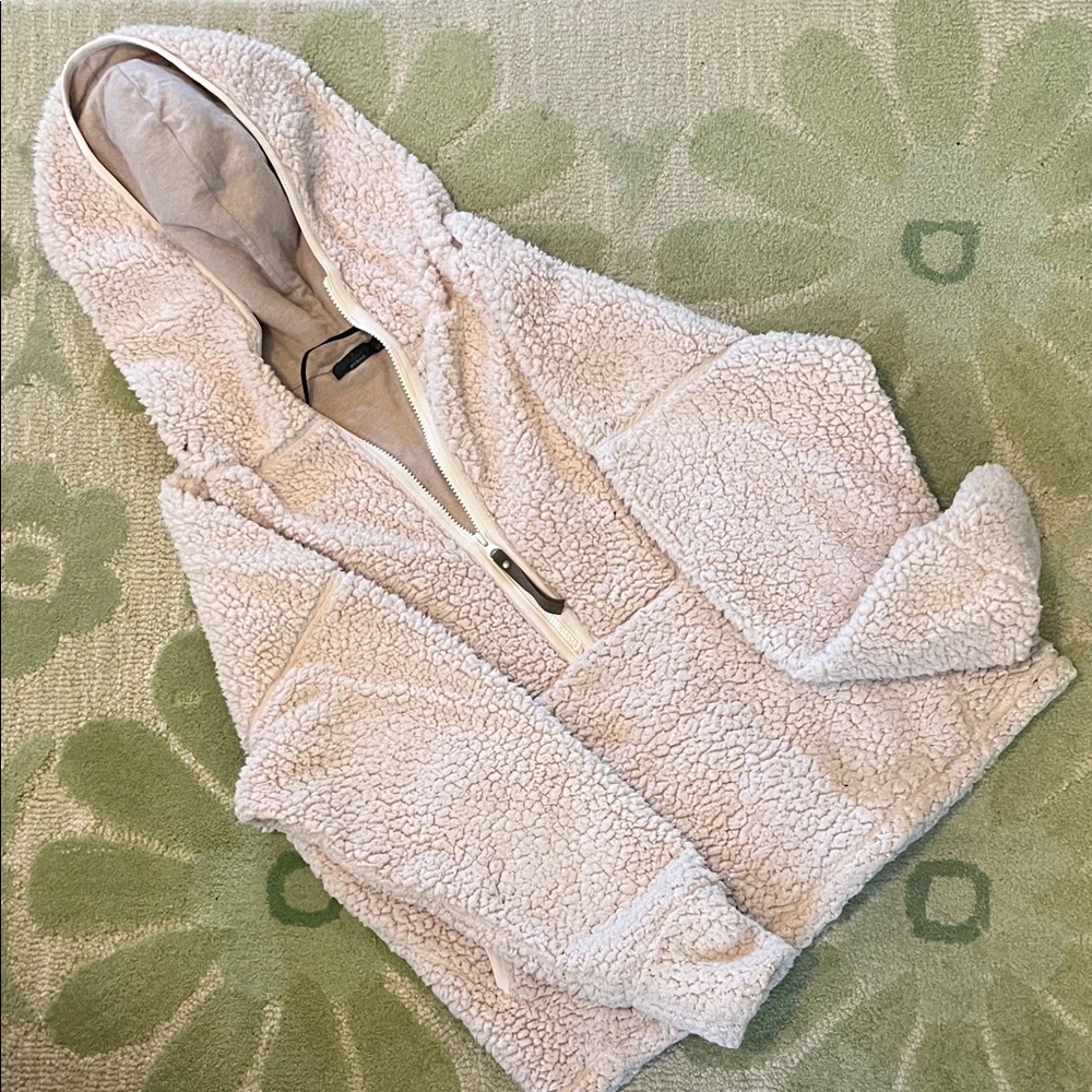 Prana Cream Teddy Jacket